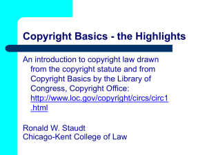Copyright Basics - Chicago