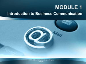 How is business communication different?