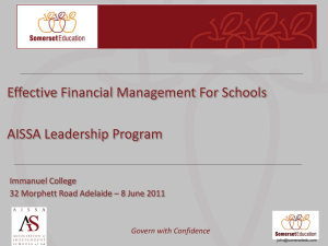 Govern with Confidence - Association of Independent Schools of SA