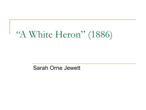 “A White Heron” (1886)