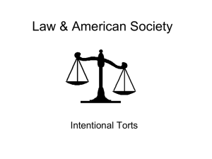 LAS Chapter 19 Intentional Torts1