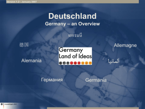 Deutschland - Die Powerpoint Präsentation