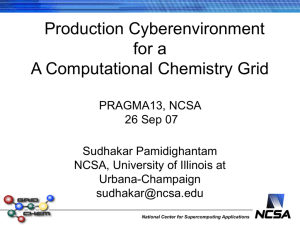 GridChem A Computational Chemistry Cyber