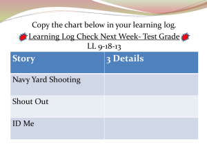 Learning log 8-30-10