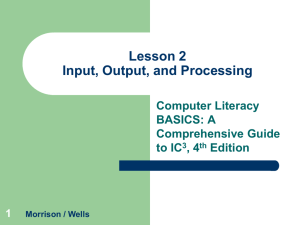Lesson 1 Computers and Computer Systems