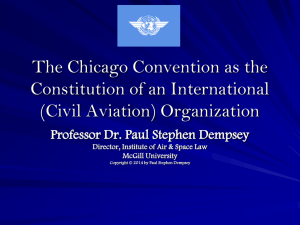 The Chicago Convention as the Constitution of an
