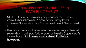 ECH Internship Powerpoint for Syllabus and Portfolio Requirements