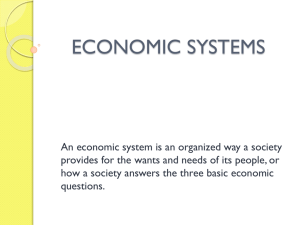 ECONOMIC SYSTEMS