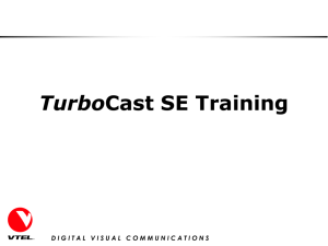 TurboCast Technical Training