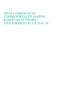 Draft North-west Commonwealth Marine Reserves Network