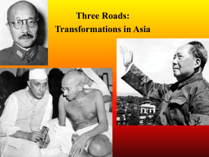 Three Roads - Transformations in Asia