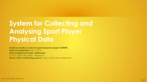 System for Collecting and Analysing Sport Player Physical