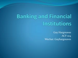 Banking and FIs 8