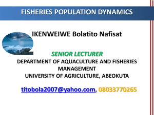 FIS 507 - The Federal University of Agriculture, Abeokuta