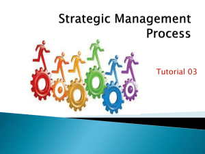 Strategic Management Process - SCB Corporate / Corporate Doctors