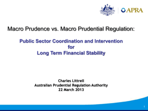 Slide 1 - Australian Prudential Regulation Authority