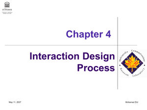 Interaction Design Models