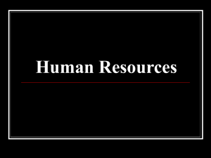 Human Resources and labor