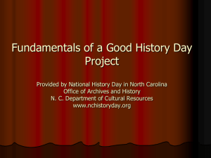 History Day Power Point