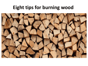 Eight tips for burning wood
