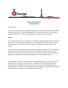 Mission Critical Operators - 7x24 Exchange Carolinas Chapter