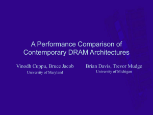 Class Presentation: A Performance Comparison of Contemporary