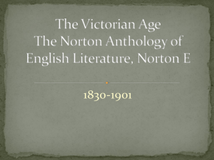 The Victorian Age The Norton Anthology of English Literature
