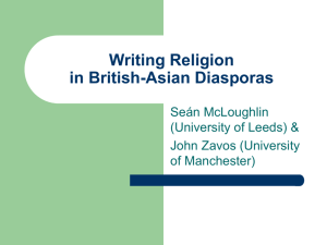 Writing Religion in the British-Asian Diaspora