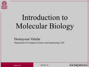 Introduction to Cell Biology - Computer Science & Engineering