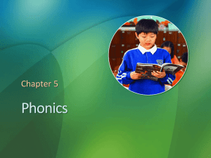 Phonics: Letter-Sound Relationship