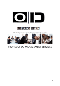 profile of od management services