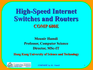 COMP680E by M. Hamdi - Department of Computer Science and