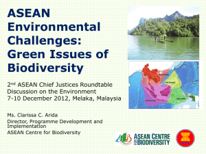 ASEAN Environmental Challenges: Green Issues of Biodiversity