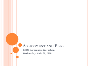 Assessment and Ells