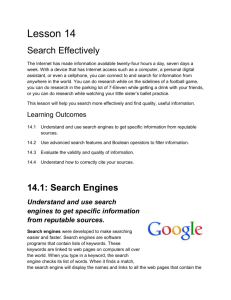 Search Effectively Reading