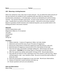limiting reactant lab report View lab report - 5-limiting-report from chem 2115 at richard stockton is the limiting reactant by testing the supernatant from the solid ba3(po4)2 product prepare a formal lab report for this lab and submit it to moodle when you have finished. limiting reactant lab report View lab report - 5-limiting-report from chem 2115 at richard stockton is the limiting reactant by testing the supernatant from the solid ba3(po4)2 product prepare a formal lab report for this lab and submit it to moodle when you have finished.
