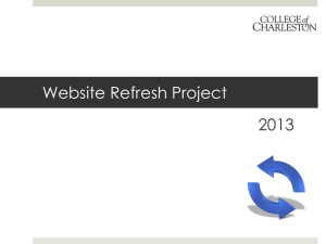 Website Refresh Project Presentation