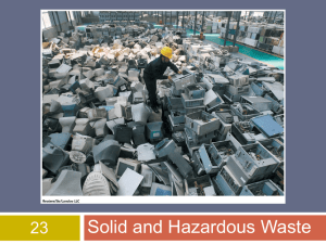 Ch 23 - Solid and Haz Waste