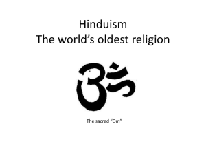 Hinduism Powerpoint - The Winnetka Public Schools District 36