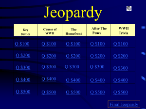 Jeopardy - mrsmarquez