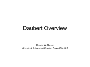 Daubert Overview