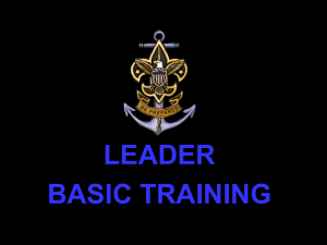 Sea Scout Basic - Scatacook District
