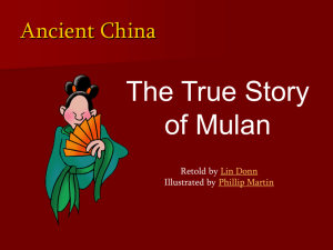 The True Story of Mulan - Pete's Power Point Station