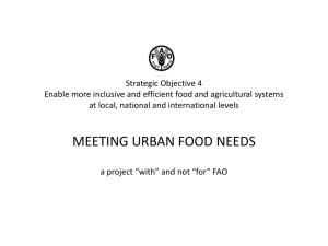 Strategic Objective 4 Enable more inclusive and efficient food and