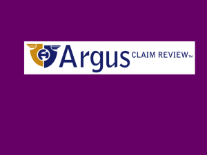 ARGUS Claim Review - Cypress Benefit Administrators