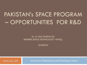 paksat-1r - University of Engineering and Technology