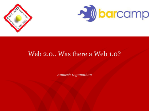 Web 2.0 - BarCamp