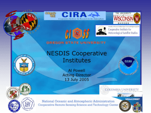 The Cooperative Institutes and NESDIS