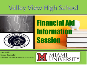 is Financial Aid? - Valley View Local School District