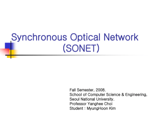 Synchronous Optical Network (SONET)